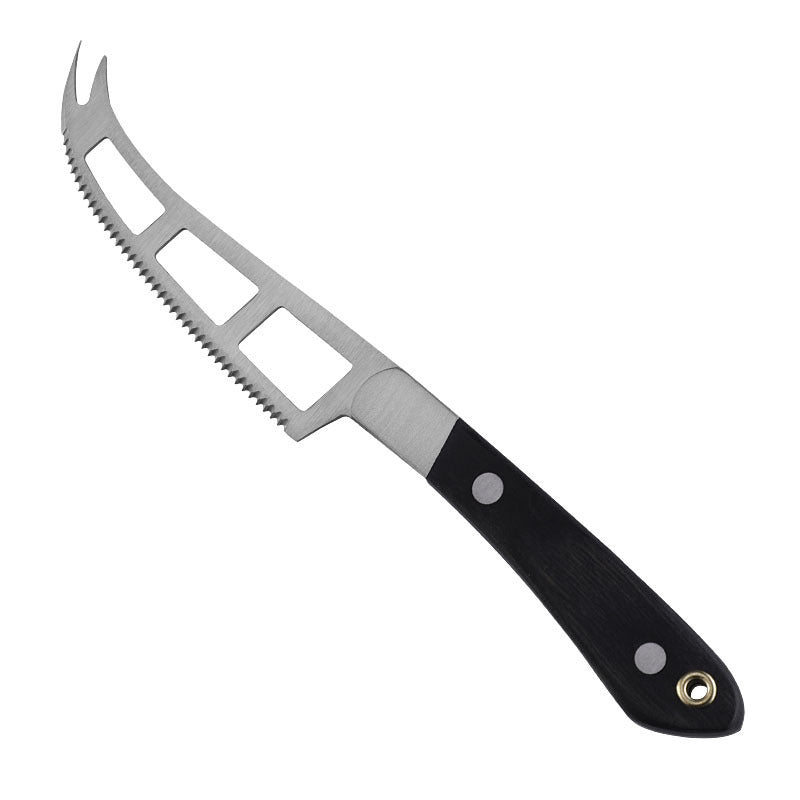 Cheese Cheese Knife With Black Color Wooden Handle