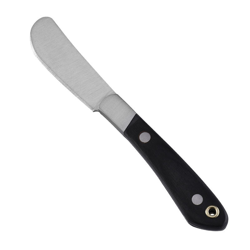 Cheese Cheese Knife With Black Color Wooden Handle